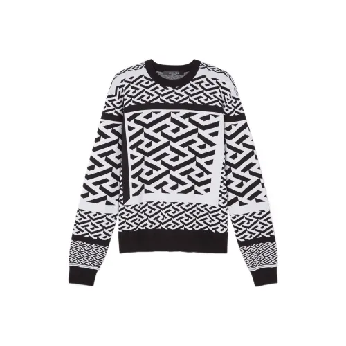 VERSACE Sweaters Men Black/White