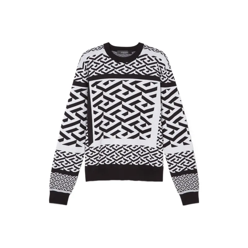 VERSACE Sweaters Men Black/White-0