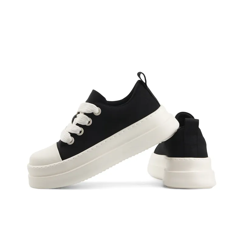 Daying Breathable Lightweight Height Increasing Low Top Canvas Shoes Men's-9
