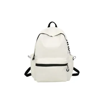 OURFUN Nylon Backpack Regular Unisex Pastel Pink/Ecru/Light Gray/Black/Coffee