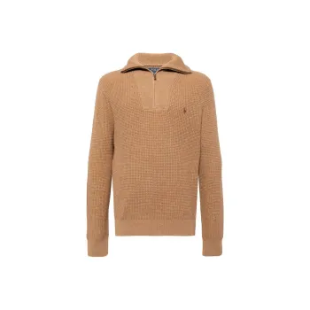 Polo Ralph Lauren Waffle Knit Zip up Jumper