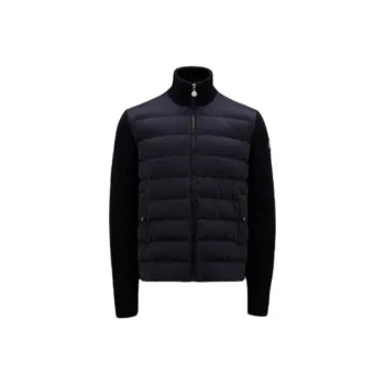 Moncler Knitted Padded Zip up Jacket