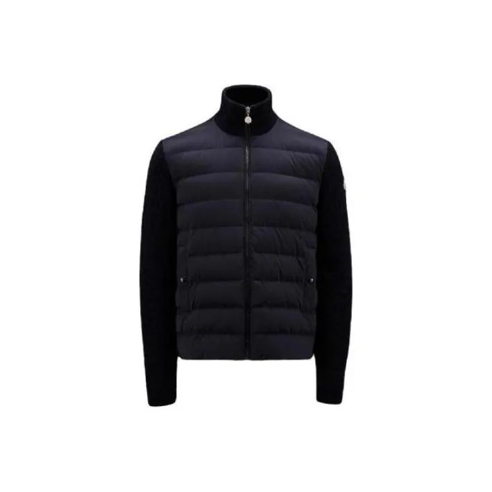 Moncler Knitted Padded Zip up Jacket-0