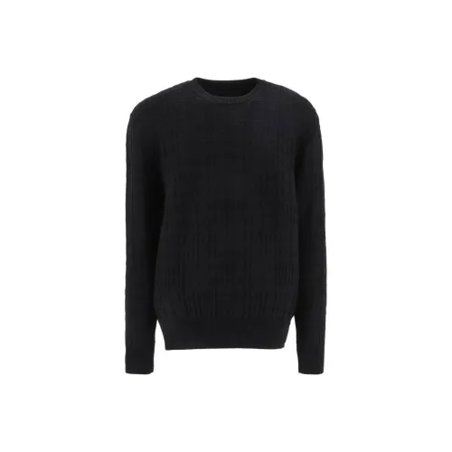 givenchy director Textured All Over 4G Crewneck Sweater