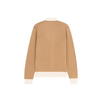 Maison Kitsune Maison Kitsune Back To Series Sweaters Unisex Khaki
