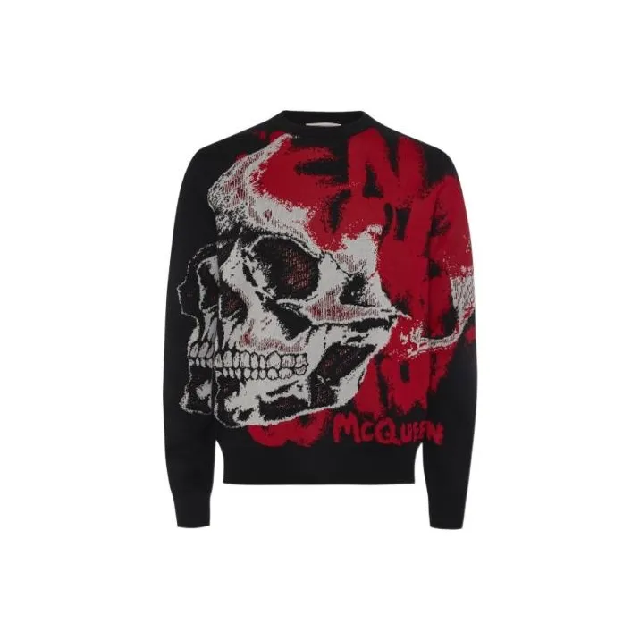 Alexander McQueen Sweaters Men Black-0