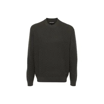 EMPORIO ARMANI Interwoven Virgin Wool Jumper