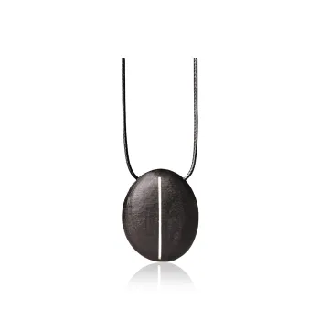 MUXIANG Ebony Wooden Necklaces Unisex