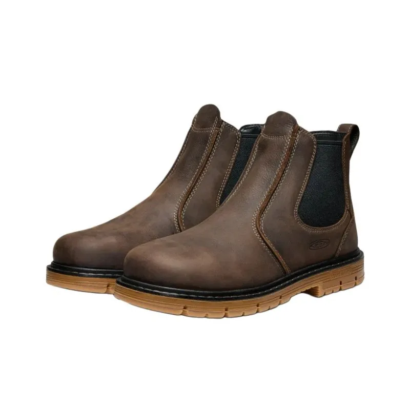 KEEN San Jose Ankle Boots Men's Brown-3