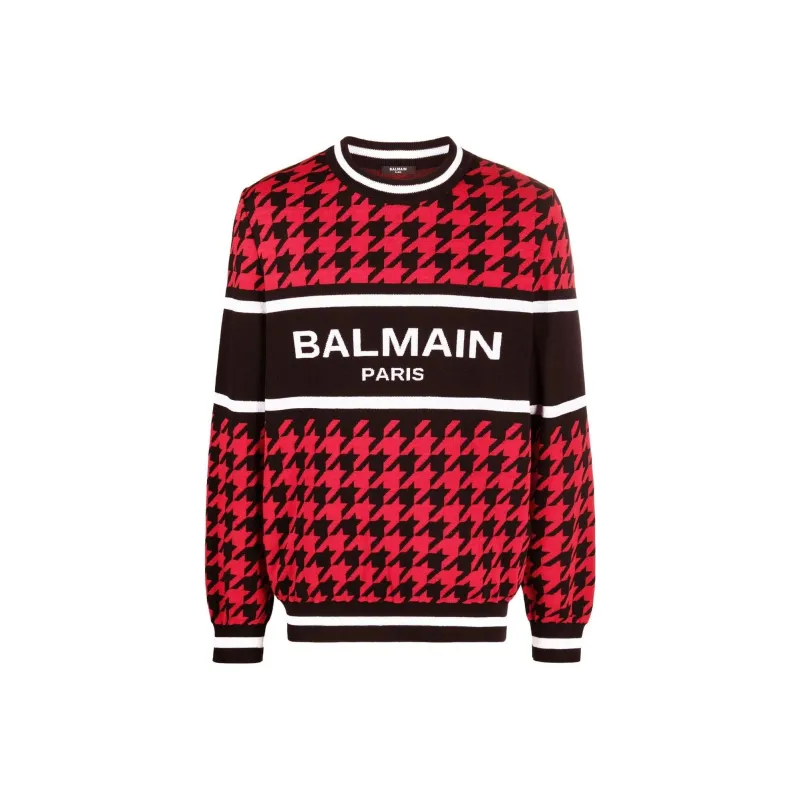 BALMAIN Sweaters Men Red-0