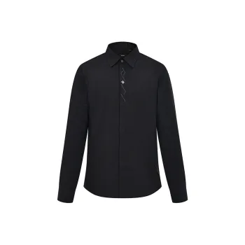 RARE Long Sleeved Shirts Men's Black