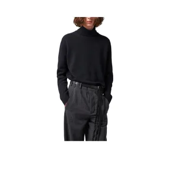 Ann Demeulemeester Kurt Knitted Dolcevita Neck Sweater Sweater Men's Dark Blue