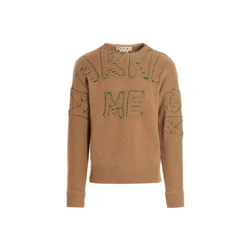 MARNI Sweaters Men Brown-0