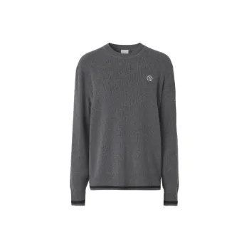 Burberry Monogram motif Cashmere cotton Blend Jumper