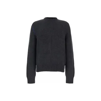 Burberry Ekd Intarsia Knit Crewneck Jumper