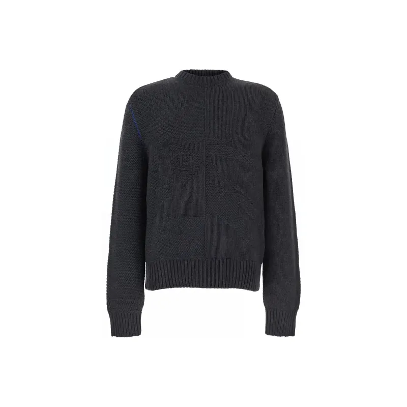 Burberry Ekd Intarsia Knit Crewneck Jumper-0