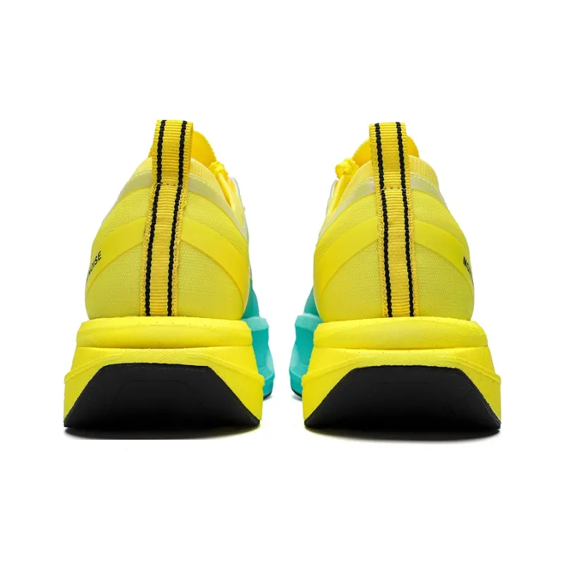MOREMORENOISE Running Shoes Men's Green Yellow-3