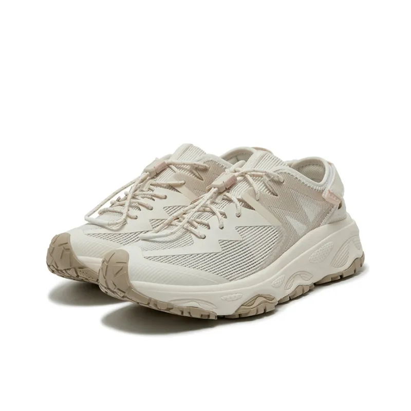 361° Abrasion Resistant Breathable Quick Dry Slip Resistant Low Top Casual Running Shoes Women's Lotus Seed White-2