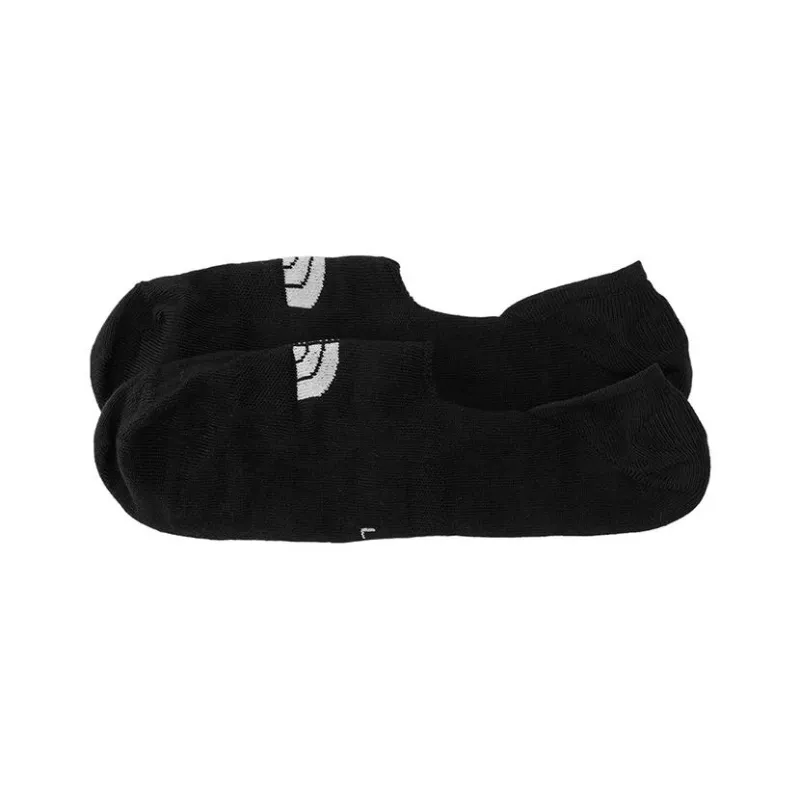 THE NORTH FACE No Show Socks Unisex 3 Pack Cosmic Black/Snow Peak White/Starlight Gray-2