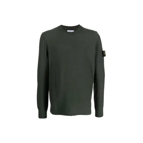 STONE ISLAND Logo patch Long sleeve Jumper
