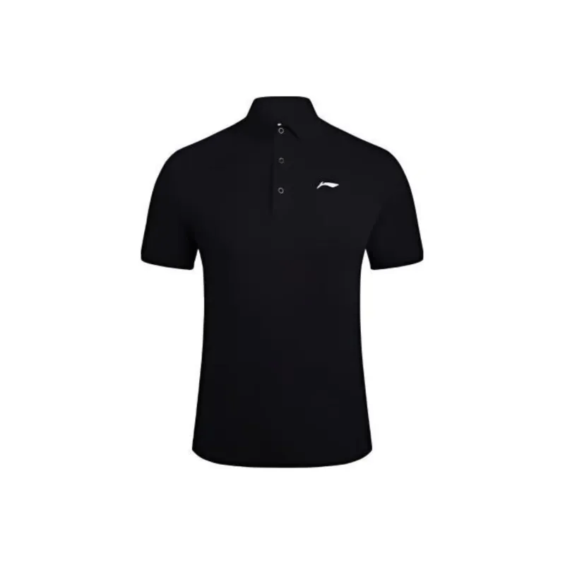 LiNing Polo Shirt Men's Standard Black-0