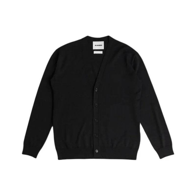 JIL SANDER V neck Wool Cardigan-0