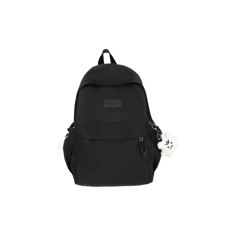 Single Warehouse Nylon Backpack Unisex White/Blue/Yellow/Black-14