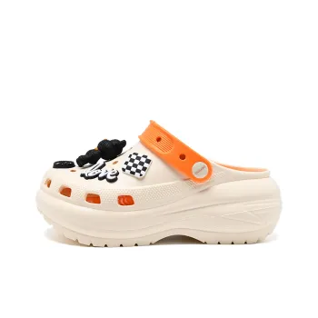 DAPHNE Clogs Women's Beige Orange