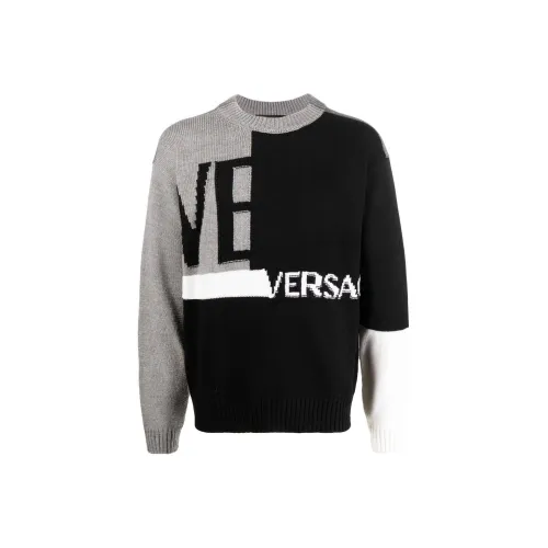 VERSACE Sweaters Men Black
