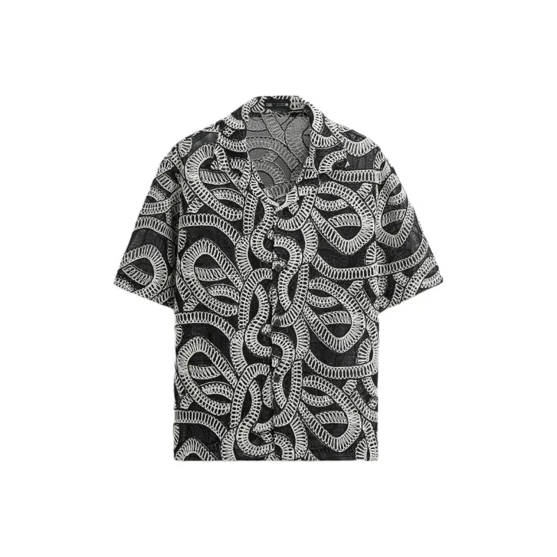 ZARA Shirts Men Black-0
