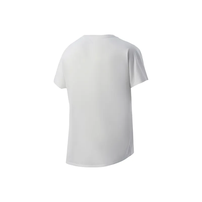LINING Training Series T Shirts Women's Champagne White-1