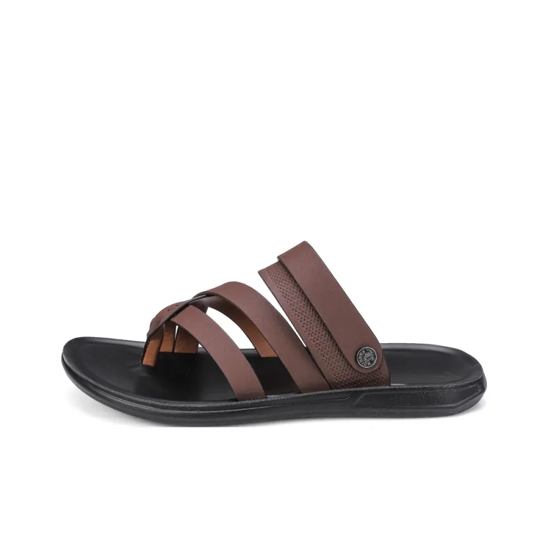 Shiozawa Rubber Sole Stitching Abrasion Resistant Flip Flops Men's-5