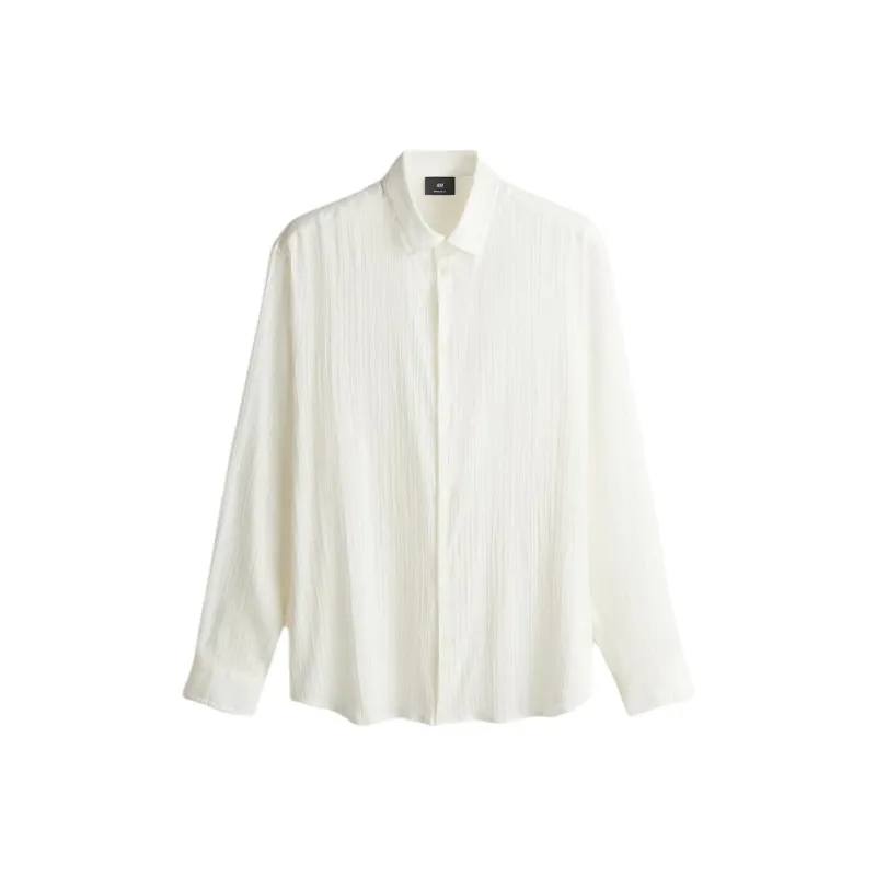 H&M Shirts Men White-0
