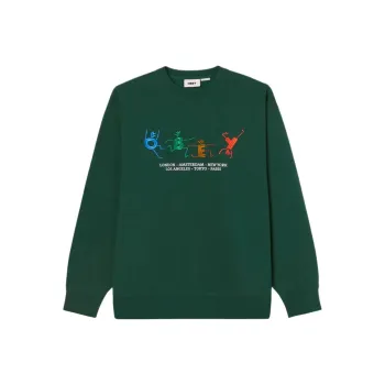 Obey Sweatshirts Men Green