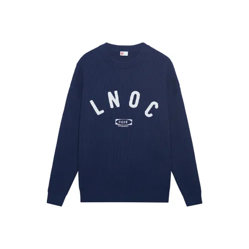 LiNing Sweaters Unisex Dark Ship Blue