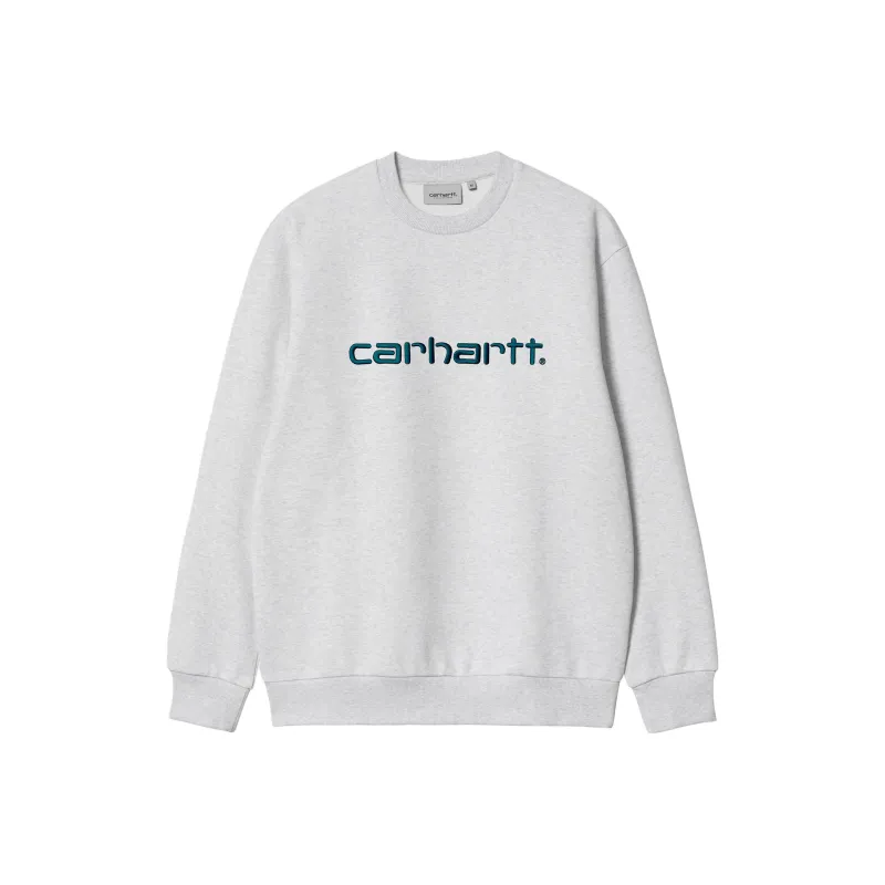 Carhartt WIP Logo Embroidered Crewneck Sweatshirt-0