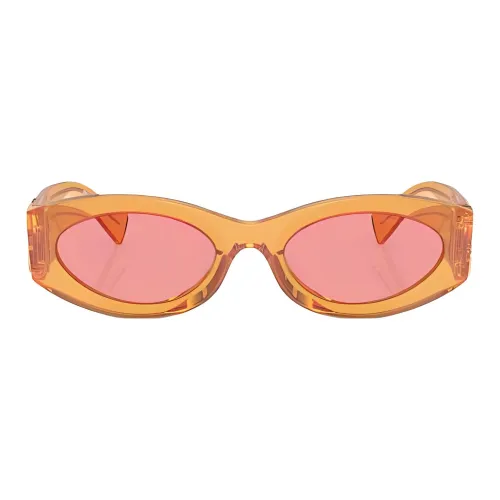MIU MIU Oval Frame Sunglasses
