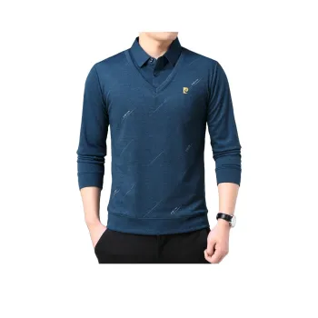 PIERRE CARDIN Sweater Men's Cyan Blue