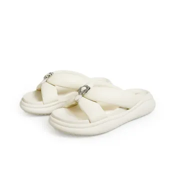 CORINNA DI MARSALA Rubber Sole Slip Resistant Quiet Slide Slippers Women's