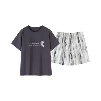 FENTENGCARE Pajama Set Women's Gray