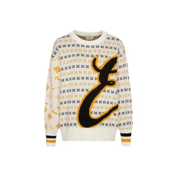 EVISU Cashmere Sweaters Men Beige