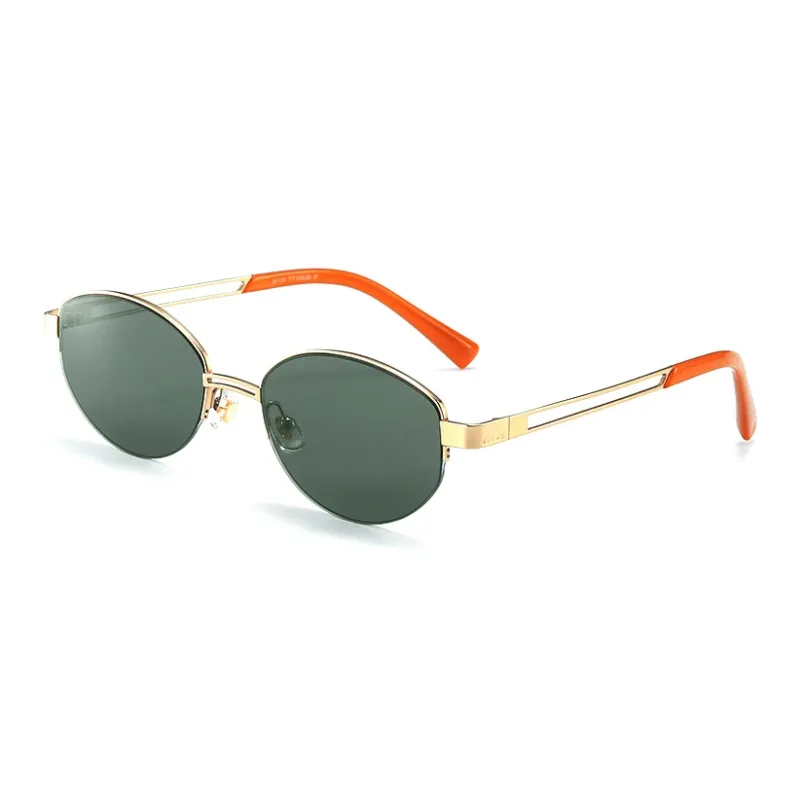 JIANGDAREN Β Titanium Cat Eye Sunglasses Unisex-6