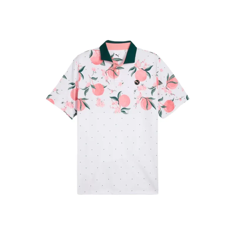 PUMA MATTR T Shirt Men's White Pink-0