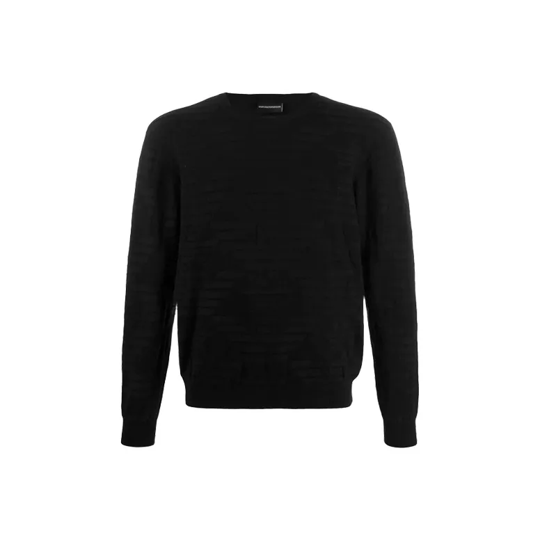 EMPORIO ARMANI Sweaters Men Black-0