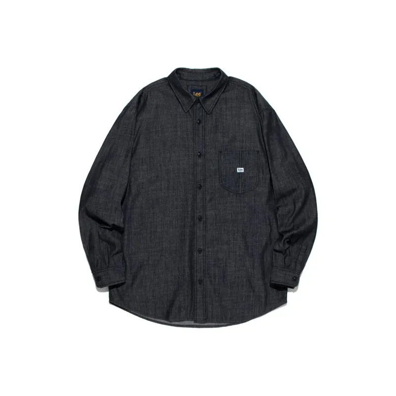 Lee Shirts Men Black-0