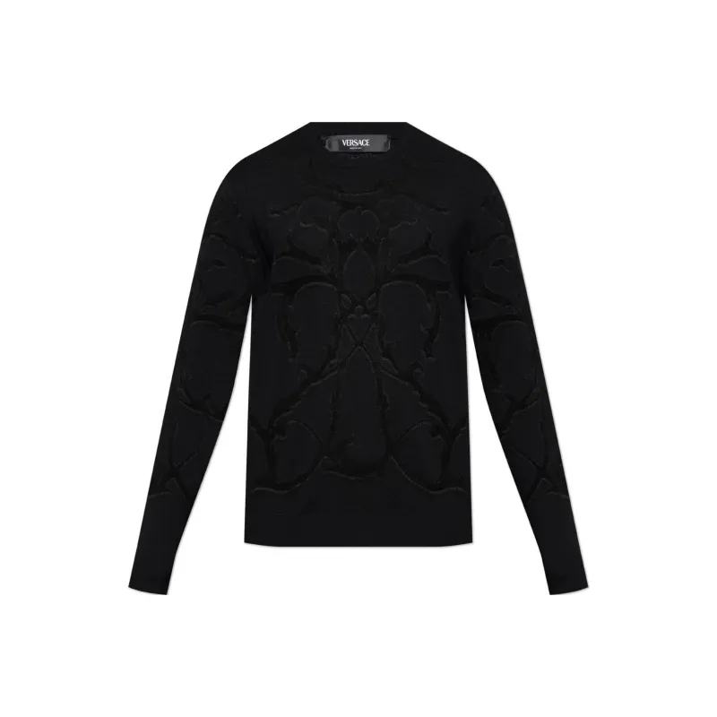 VERSACE Long Sleeved Crewneck Jumper-0