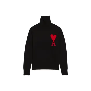 AMIPARIS Ami De Coeur High neck Jumper