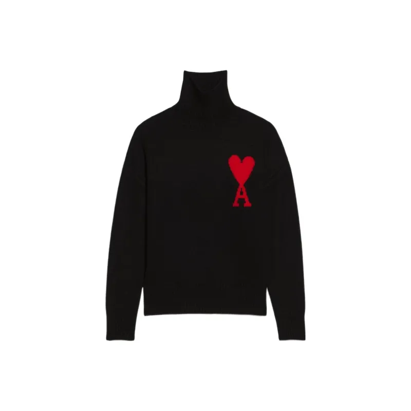 AMIPARIS Ami De Coeur High-neck Jumper-0