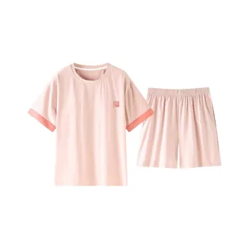 ZAO FU NIAO Pajama Set Women's Cherry Pink