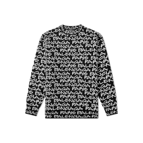 Balenciaga Sweaters Men Black/White